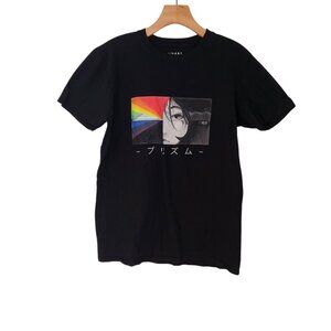 UMAI Clothing Prism T-Shirt Prism Girl Anime Tee Black Adult Size Medium EUC